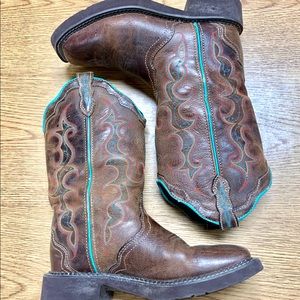 Justin Raya Boots- Tan